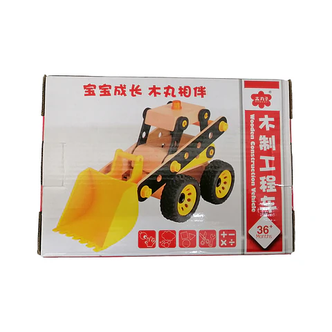 Máquina Bulldozer de Madera