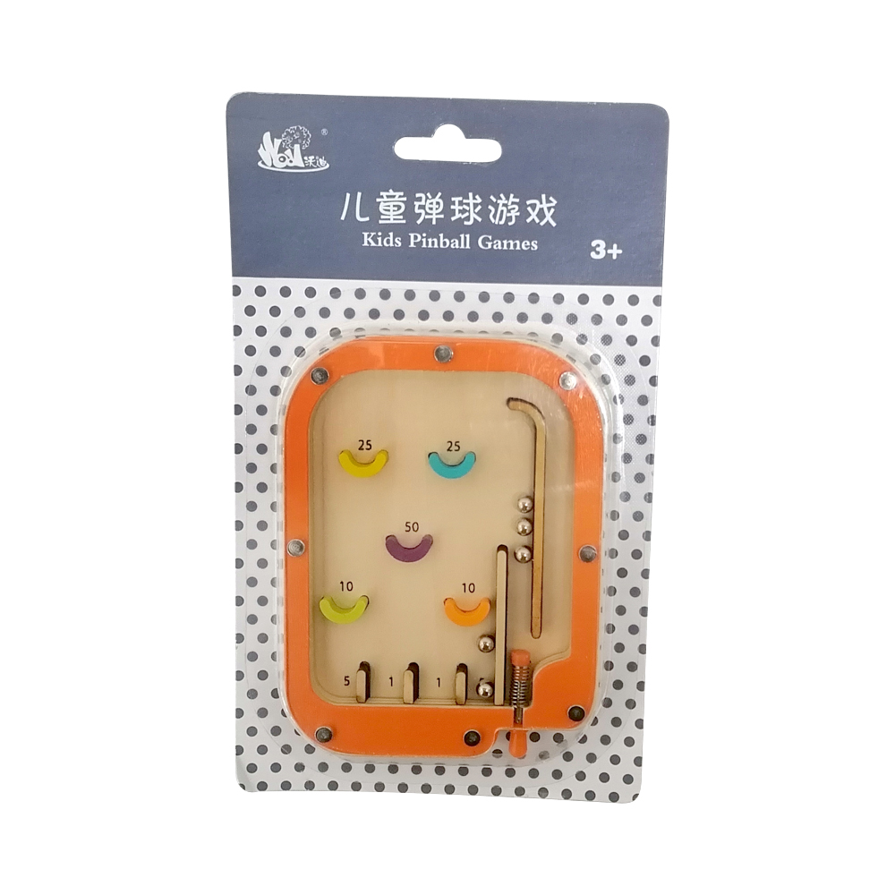 Mini Pinball de Madera 12cm