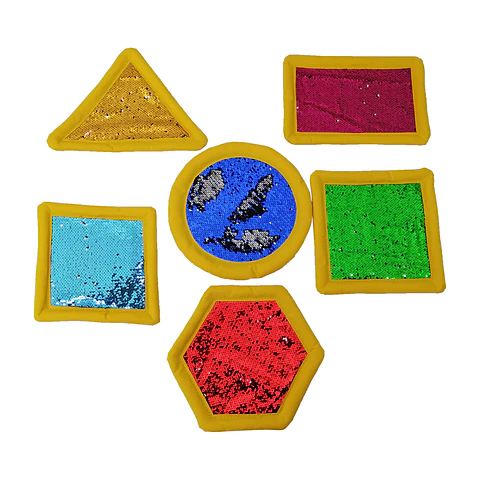 Figuras Geométricas de Tela Sensoriales – Set de 6 Piezas