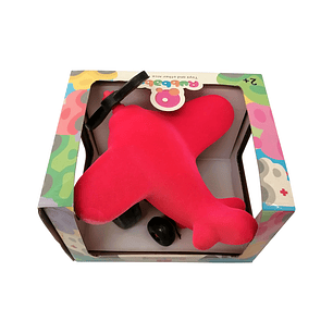 Avioneta con Hélice Rosada