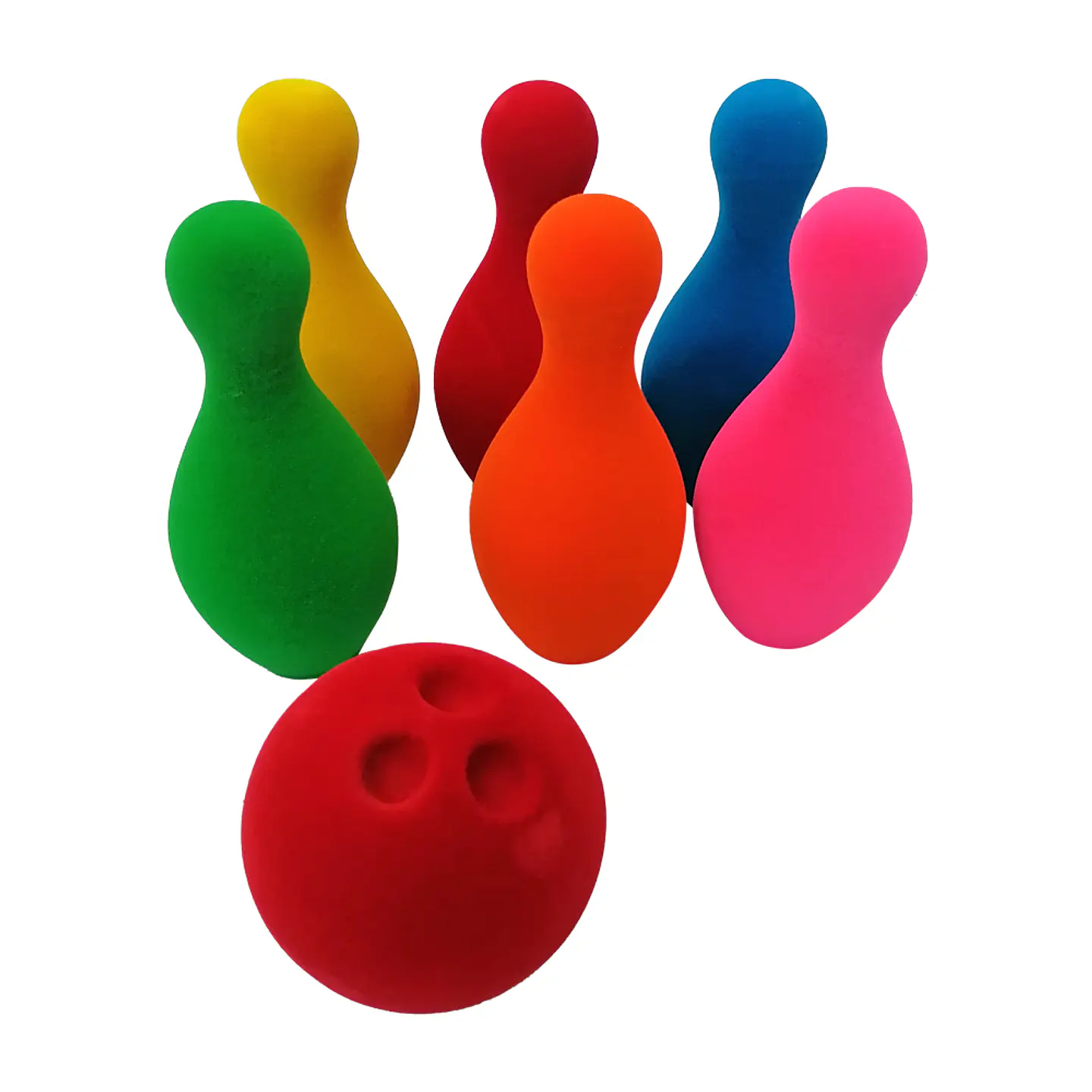 Bowling Set de Caucho Natural 1