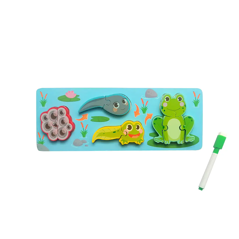 Set de 6 Puzzles de Madera Ciclo de la Vida  6