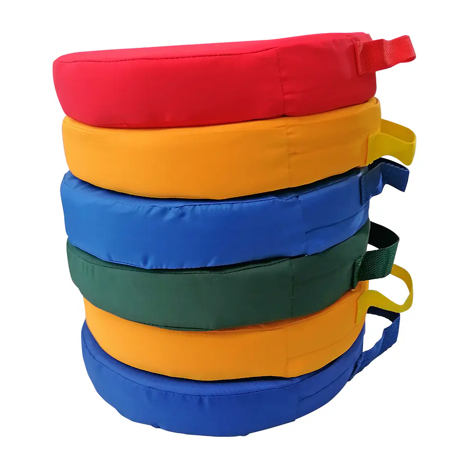 Set de 6 Cojines Circulares de 30x5cm  2
