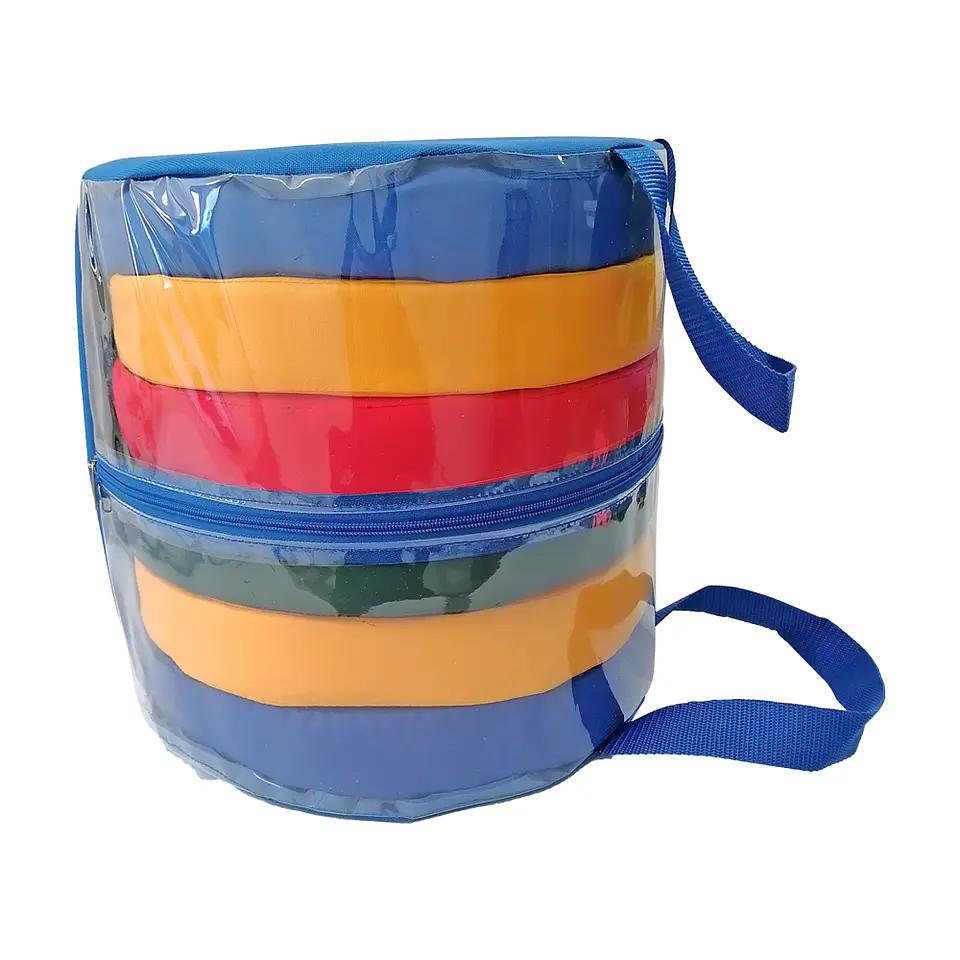 Set de 6 Cojines Circulares de 30x5cm  4