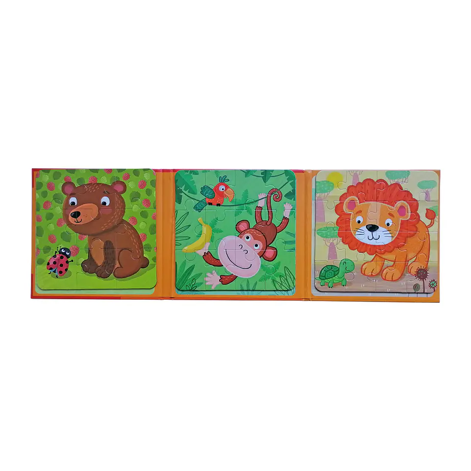 Set de 3 Puzzles Magnéticos 9, 12, 16 Pcs 2