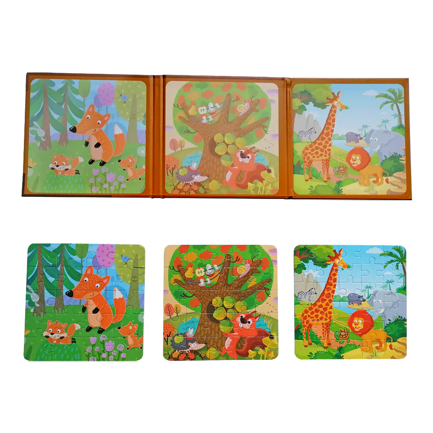 Set de 3 Puzzles Magnéticos 20, 25, 30 Pcs 4