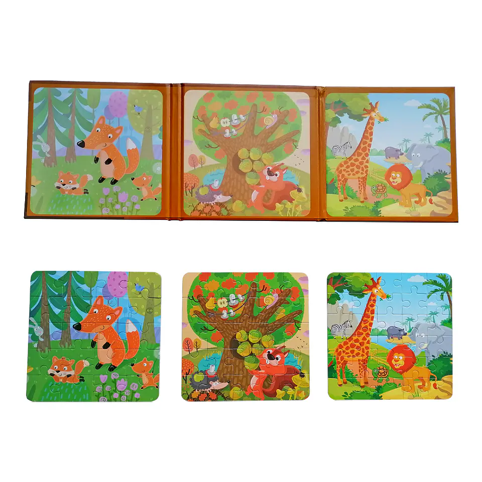 Set de 3 Puzzles Magnéticos 20, 25, 30 Pcs 4