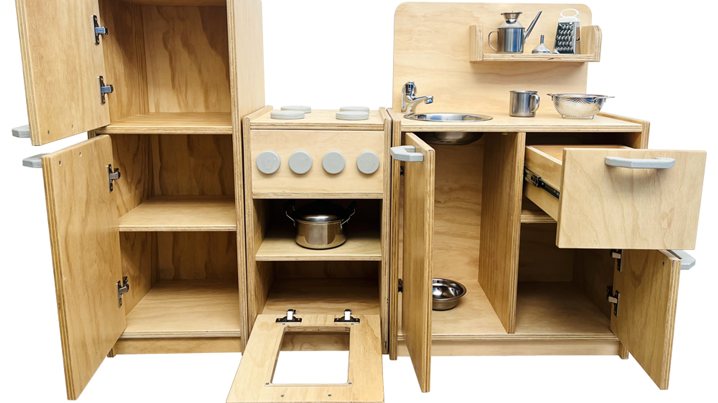Cocina de Madera Montessori 2