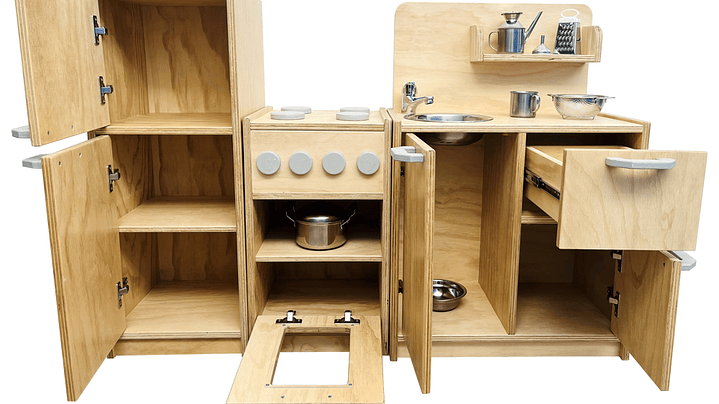 Cocina de Madera Montessori 2