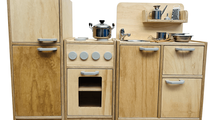 Cocina de Madera Montessori 1