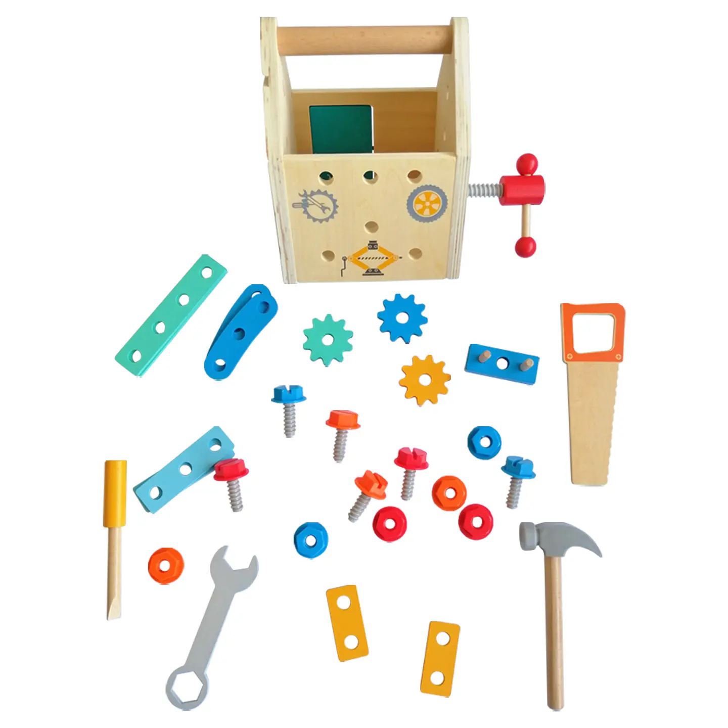 Caja con Herramientas de Madera 2