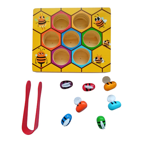Juego de Abejas de Colores