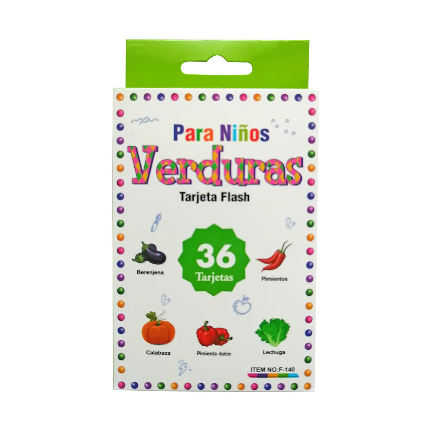 Tarjetas Flash Card Verduras 1