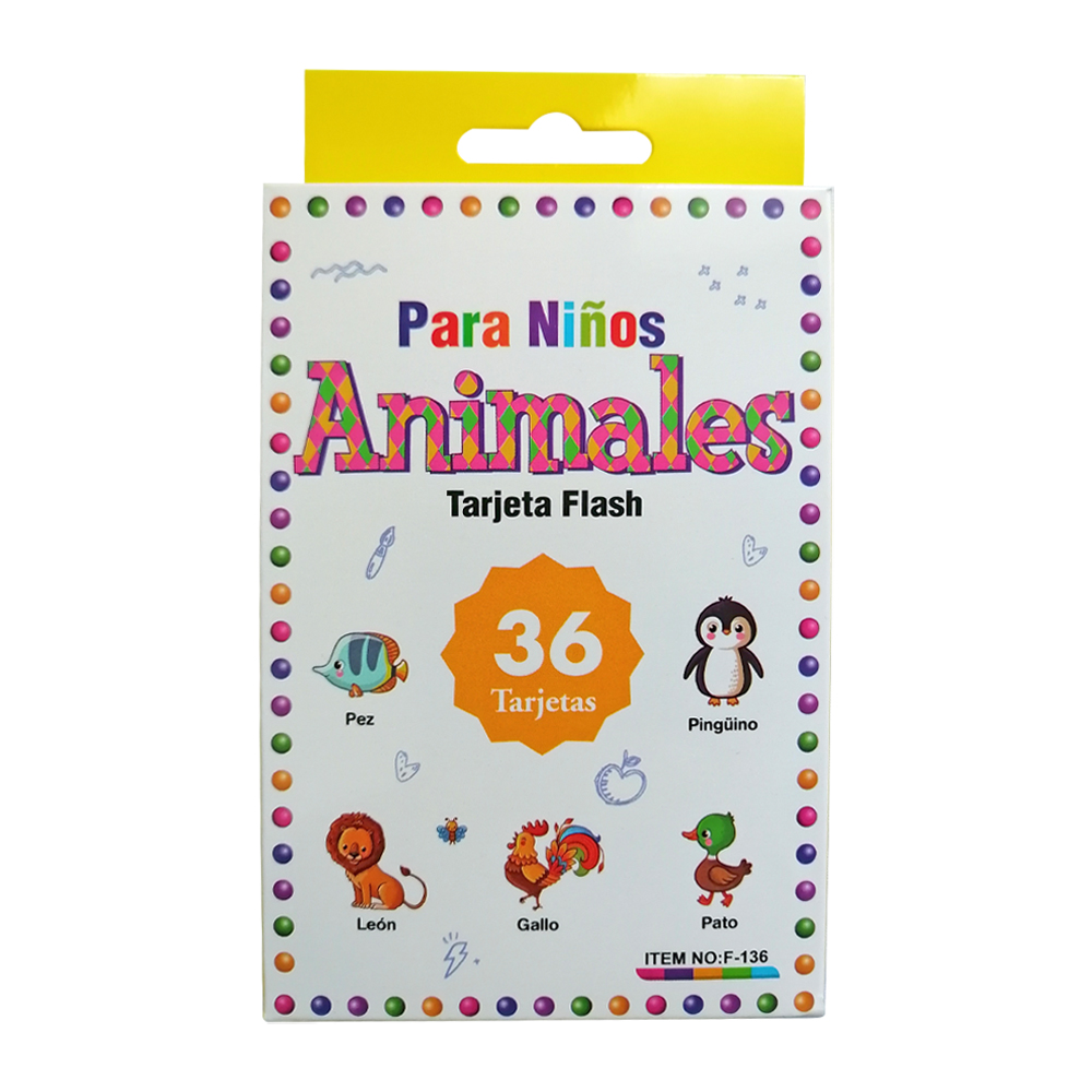 Tarjetas Flash Card Animales