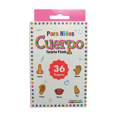 Tarjetas Flash Card Cuerpo Humano