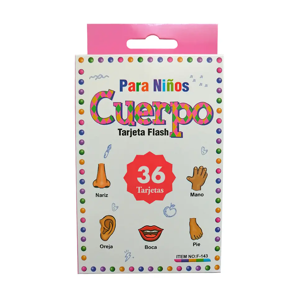 Tarjetas Flash Card Cuerpo Humano 1