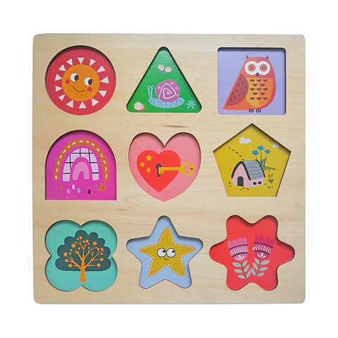 Encaje de Figuras y Formas Montessori