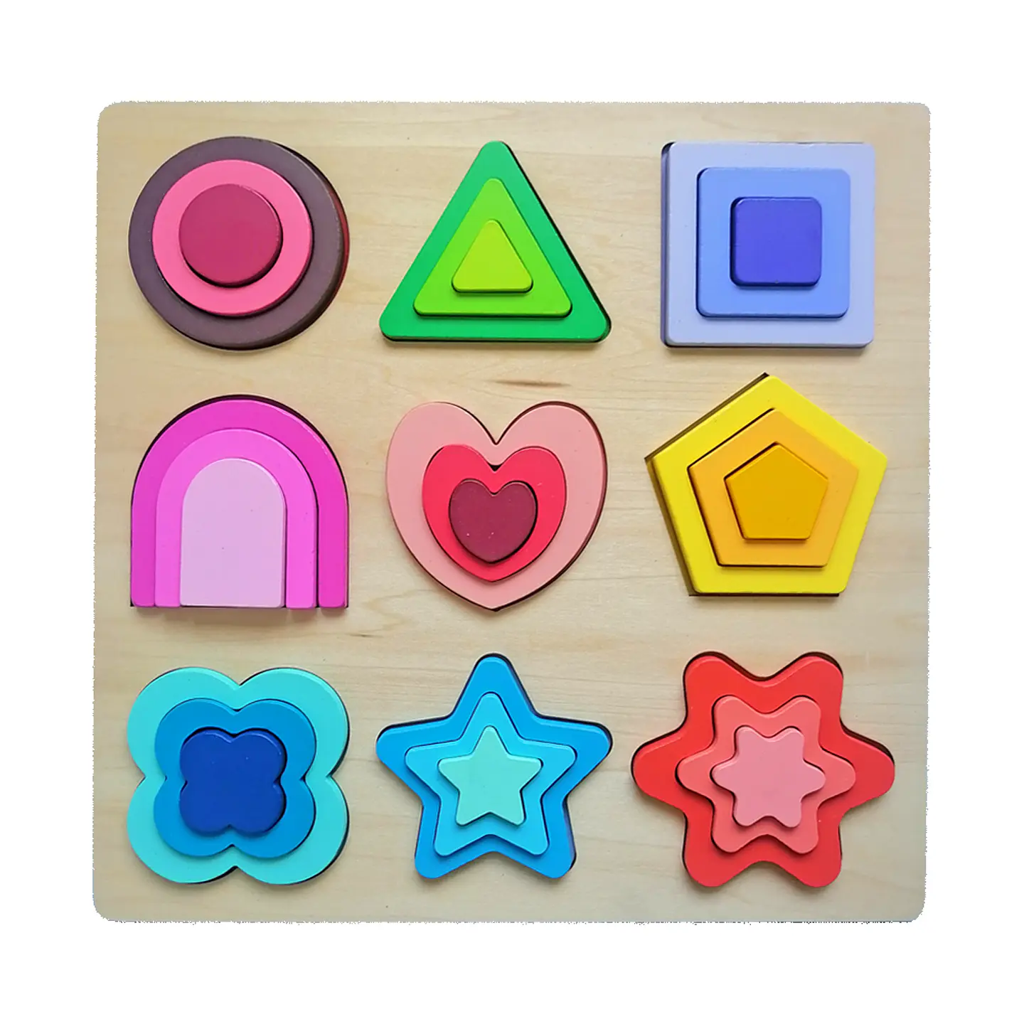 Encaje de Figuras y Formas Montessori 2