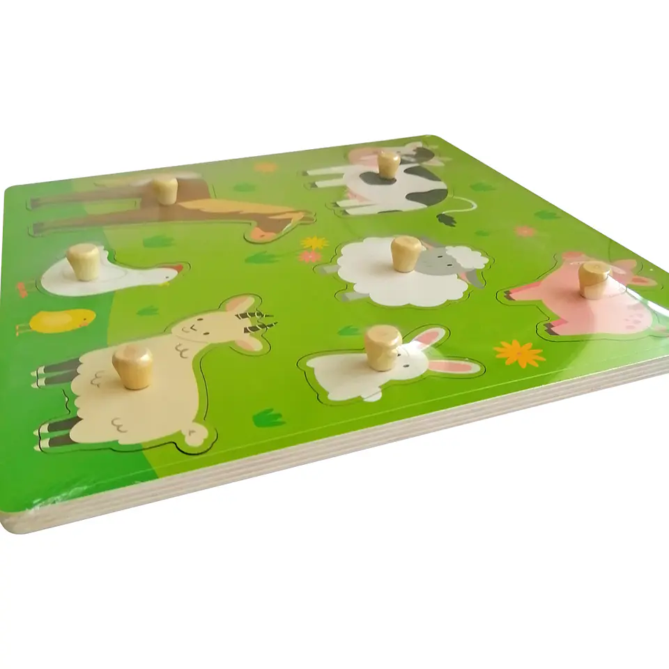Puzzle Encaje Tarugo Animales 2