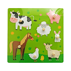 Puzzle Encaje Tarugo Animales 1