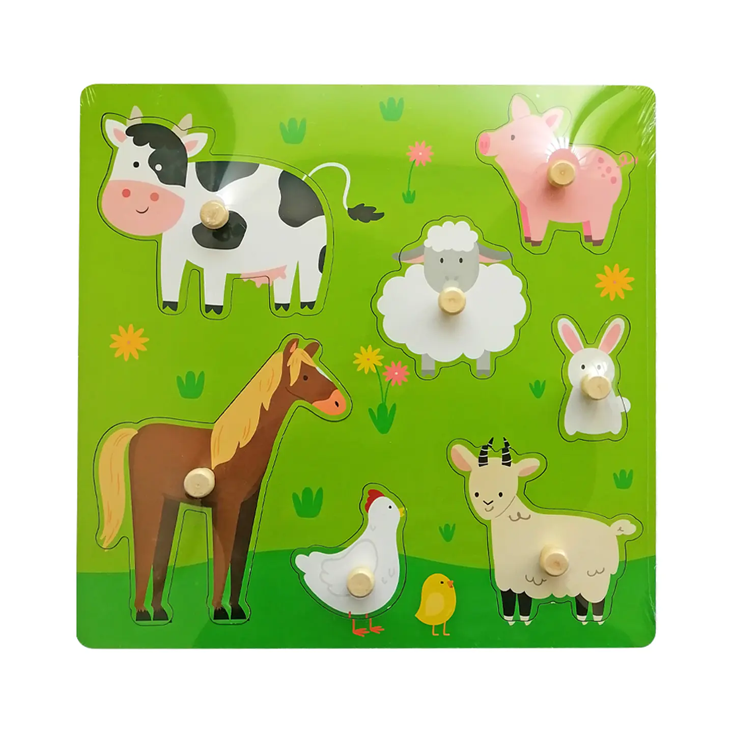 Puzzle Encaje Tarugo Animales 1