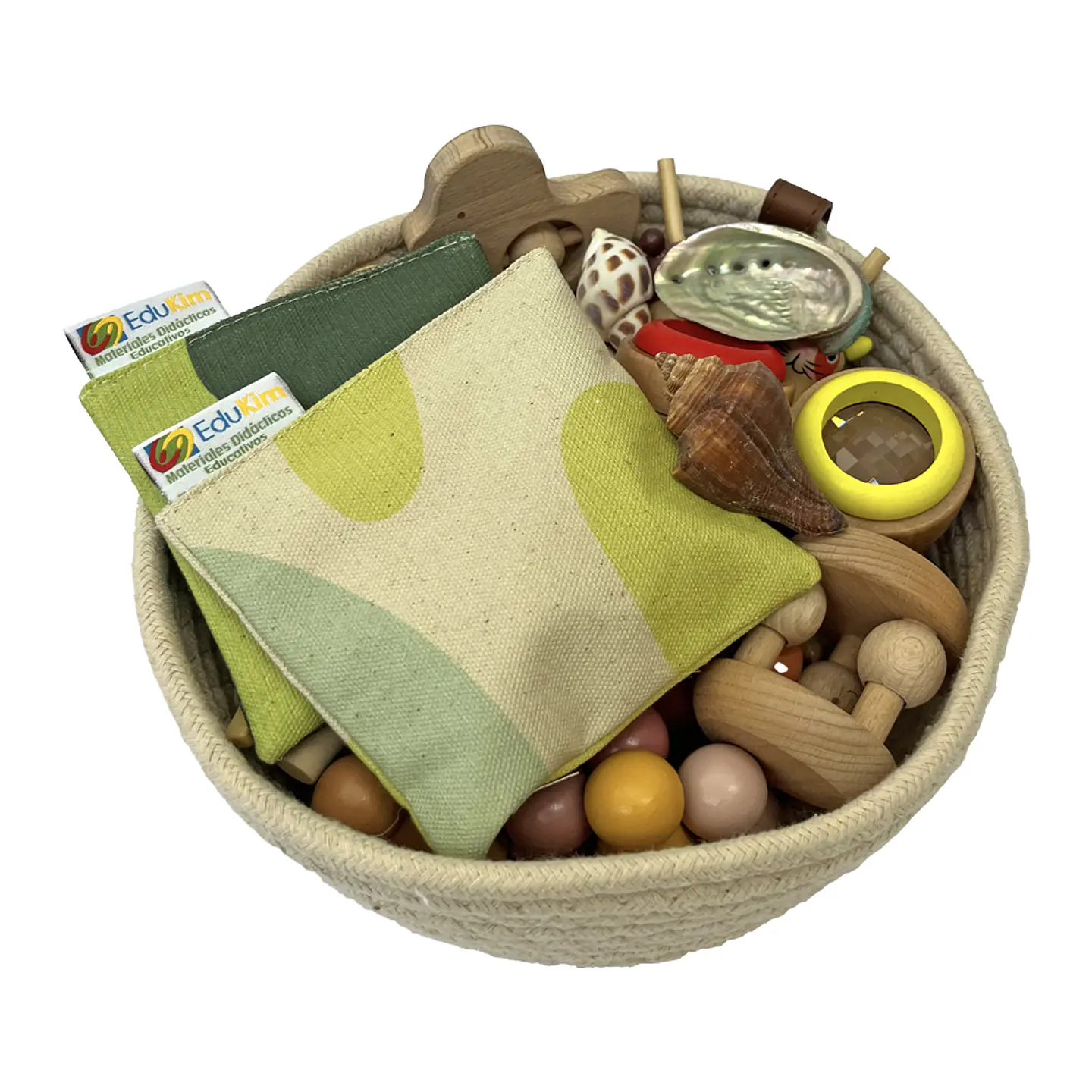 Canasto del Tesoro Montessori 40Pcs 1