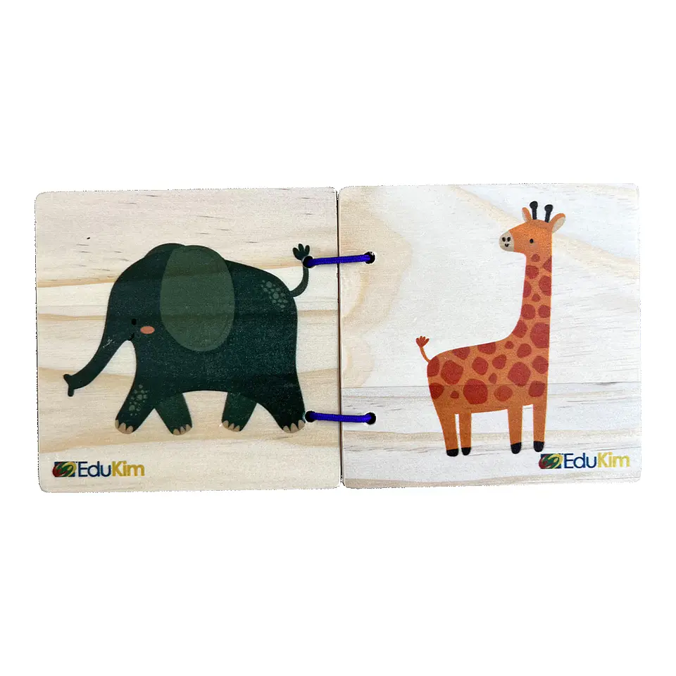 Libro de Madera Animales 2