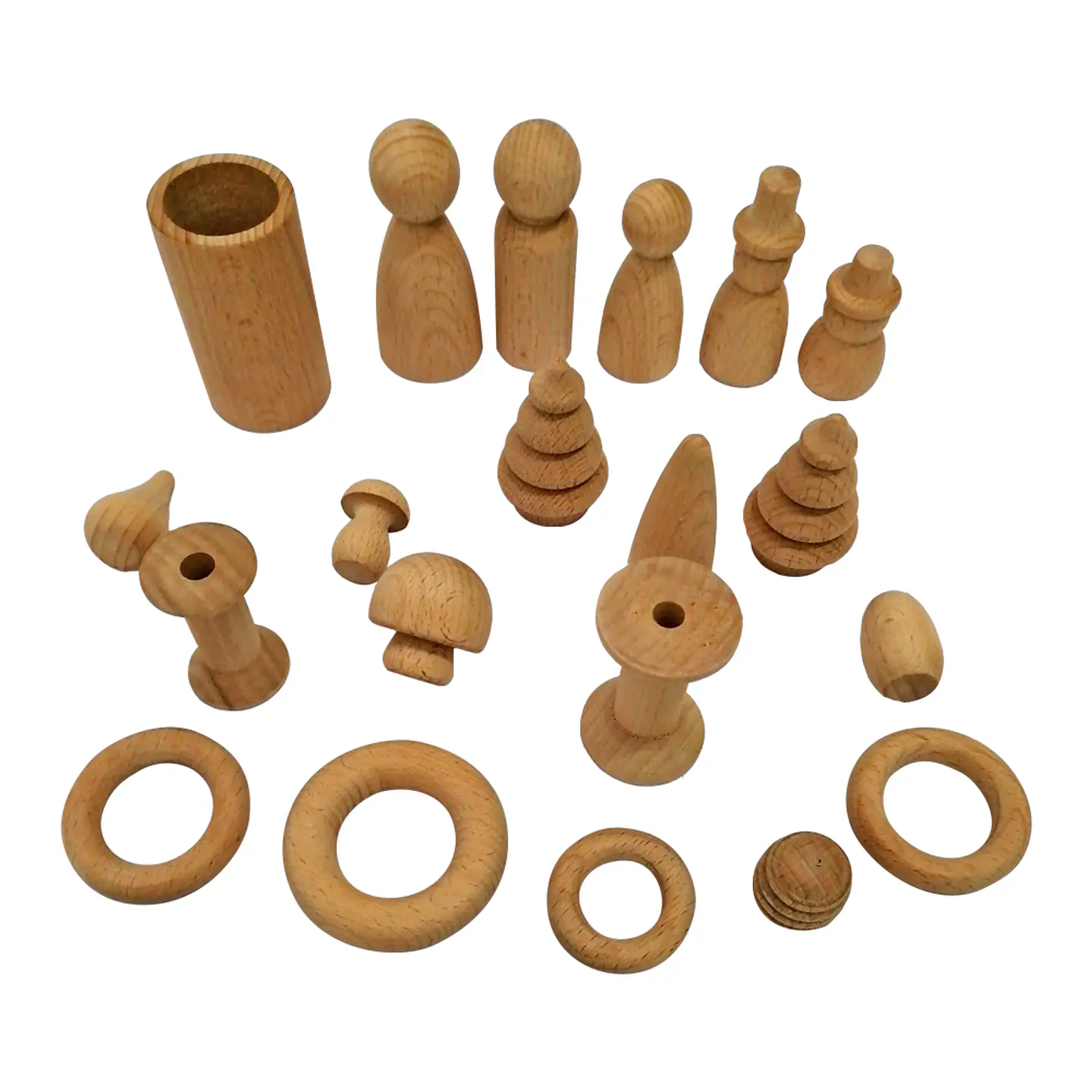 Set Heurístico de Madera 20 Piezas 1