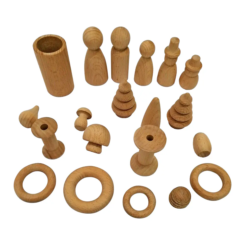 Set Heurístico de Madera 20 Piezas 1