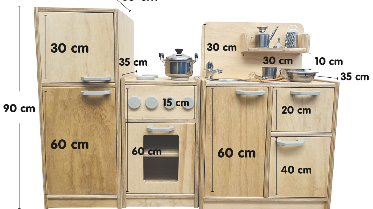 Cocina de Madera Montessori 6