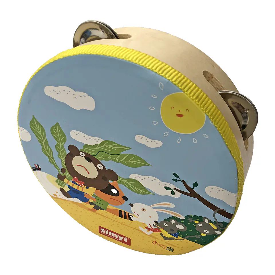 Pandero Madera 15cm 1