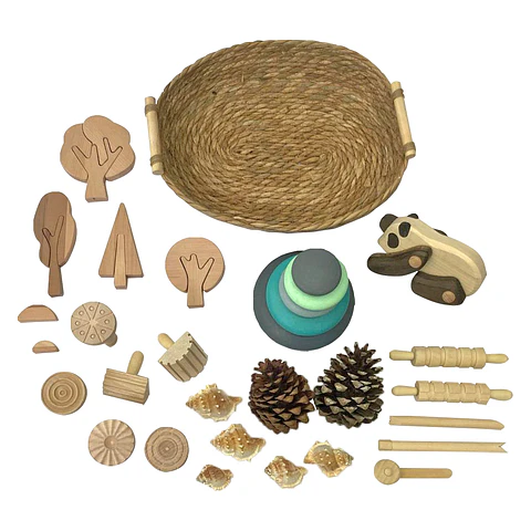 Canasta Sensorial Madera Sala Cuna