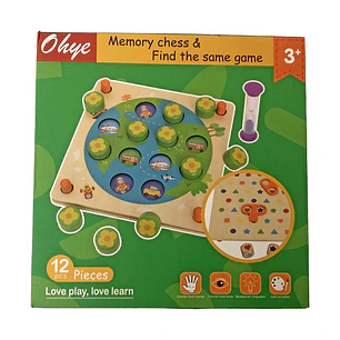 Juego de Memoria 2 en 1 - Ojo de Lince 