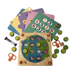 Juego de Memoria 2 en 1 - Ojo de Lince 