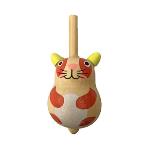 Trompo de Madera Animal 8cm