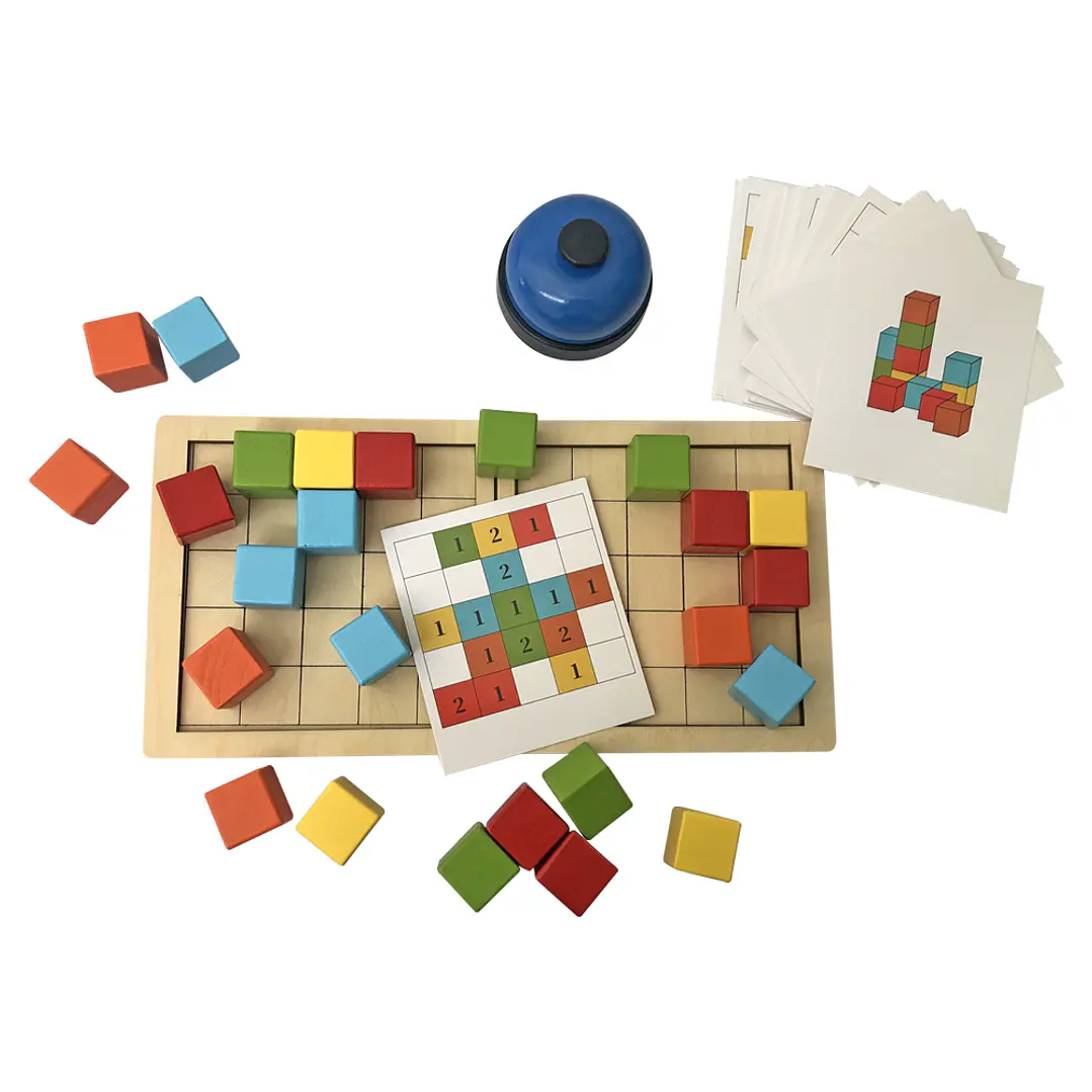 Juego de Bloques Pensamiento Lógico 77PCS 1