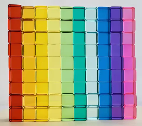 Cubos Acrílicos de Colores