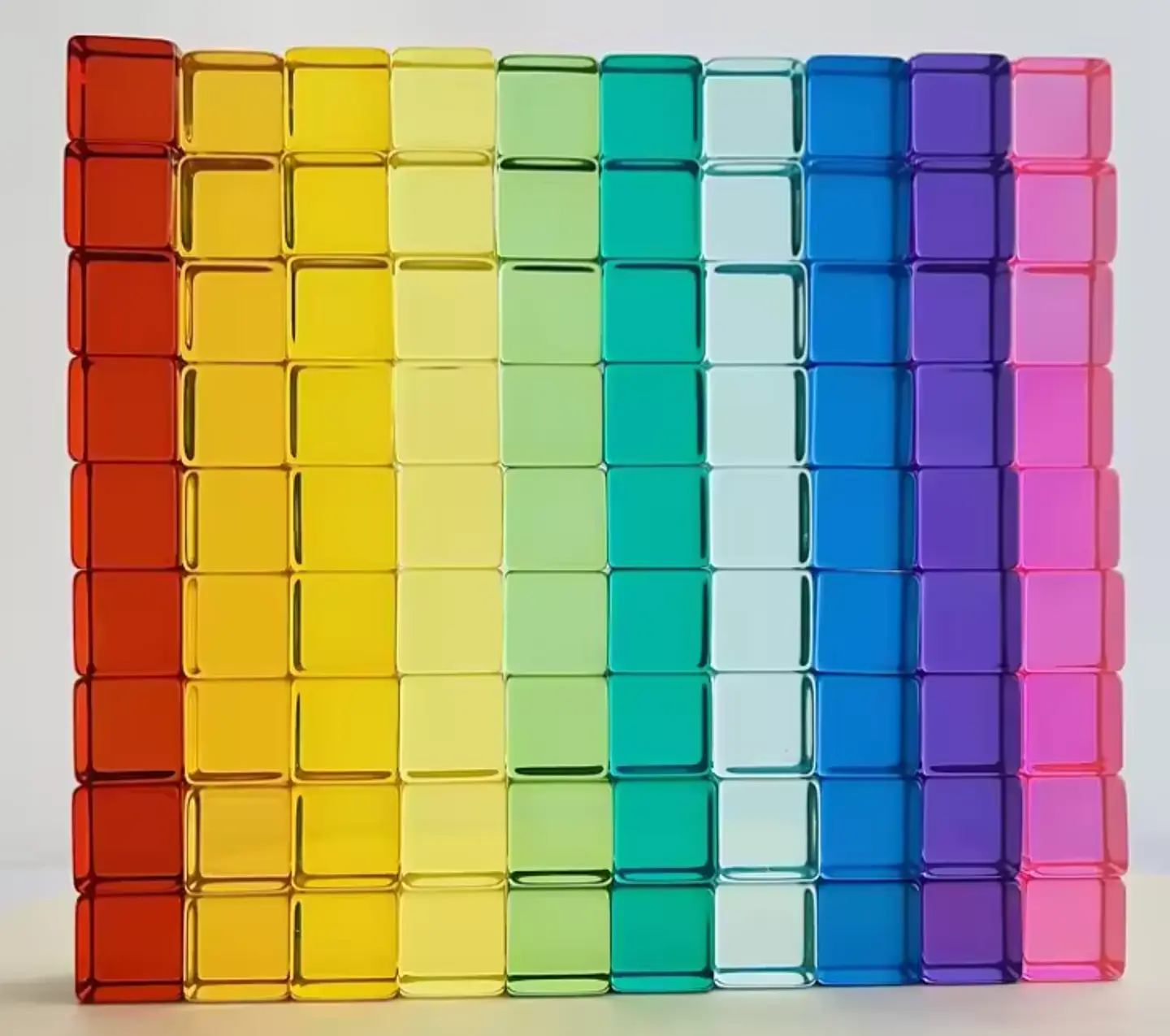 Cubos Acrílicos de Colores 1