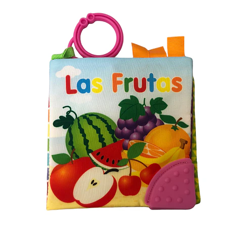 Libro Sensorial De Tela 14Cm Frutas