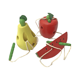 Set de 3 Frutas para Enhebrar