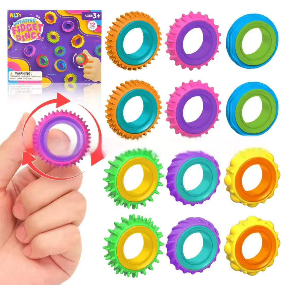 Set de 6 Anillos Giratorios Sensoriales 1