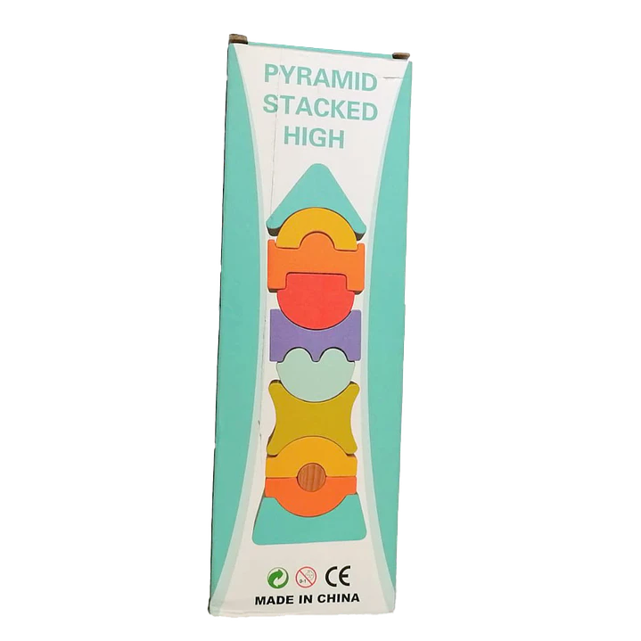 Pirámide Apilable de Madera 2