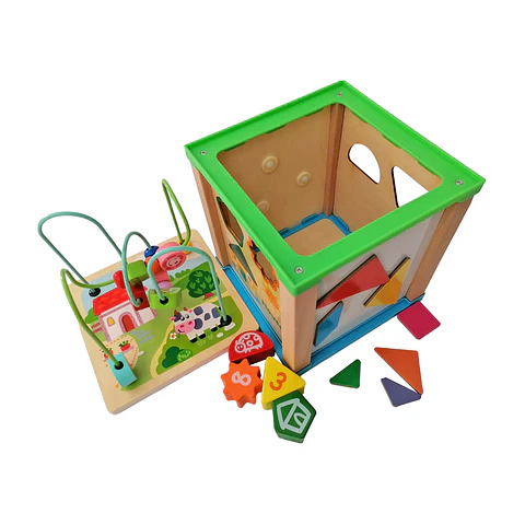 Cubo Motricidad con Pizarra