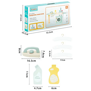 Lavandería de Madera Montessori