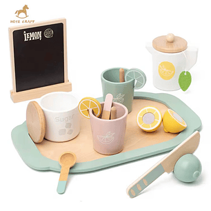 Set Té de Limón de Madera