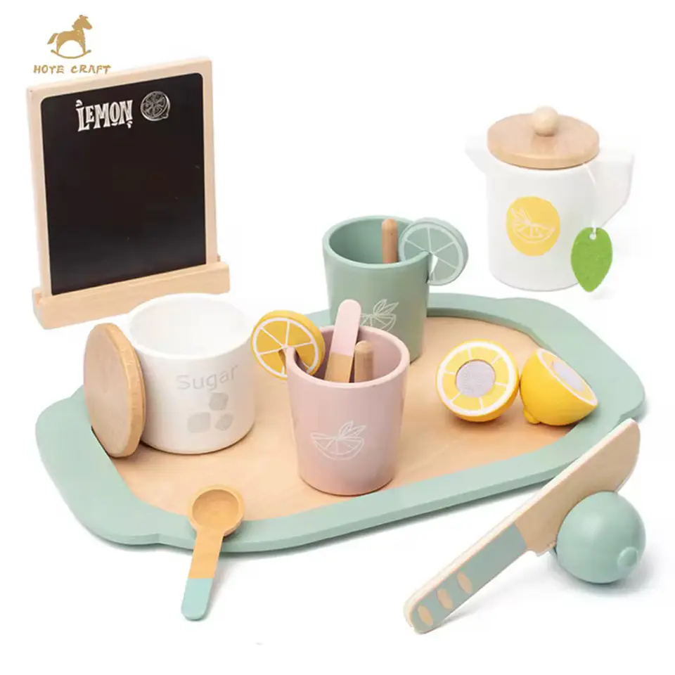 Set Té de Limón de Madera 1