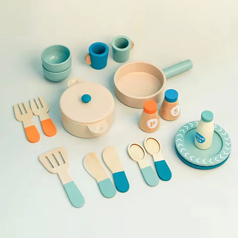 Set de Mesa para Cocina de Madera