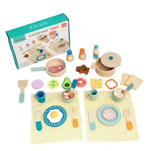 Set de Mesa para Cocina de Madera