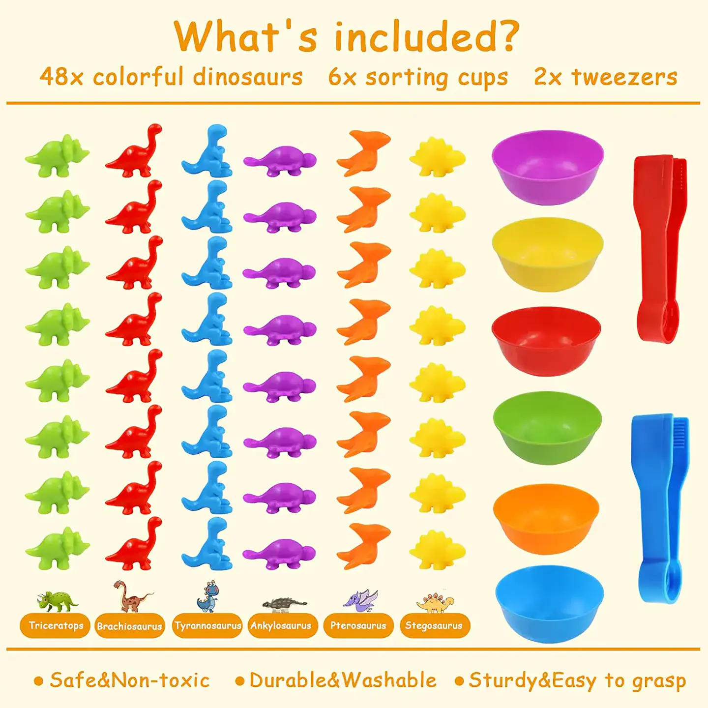 Juego de Clasificación Dinosaurios 3