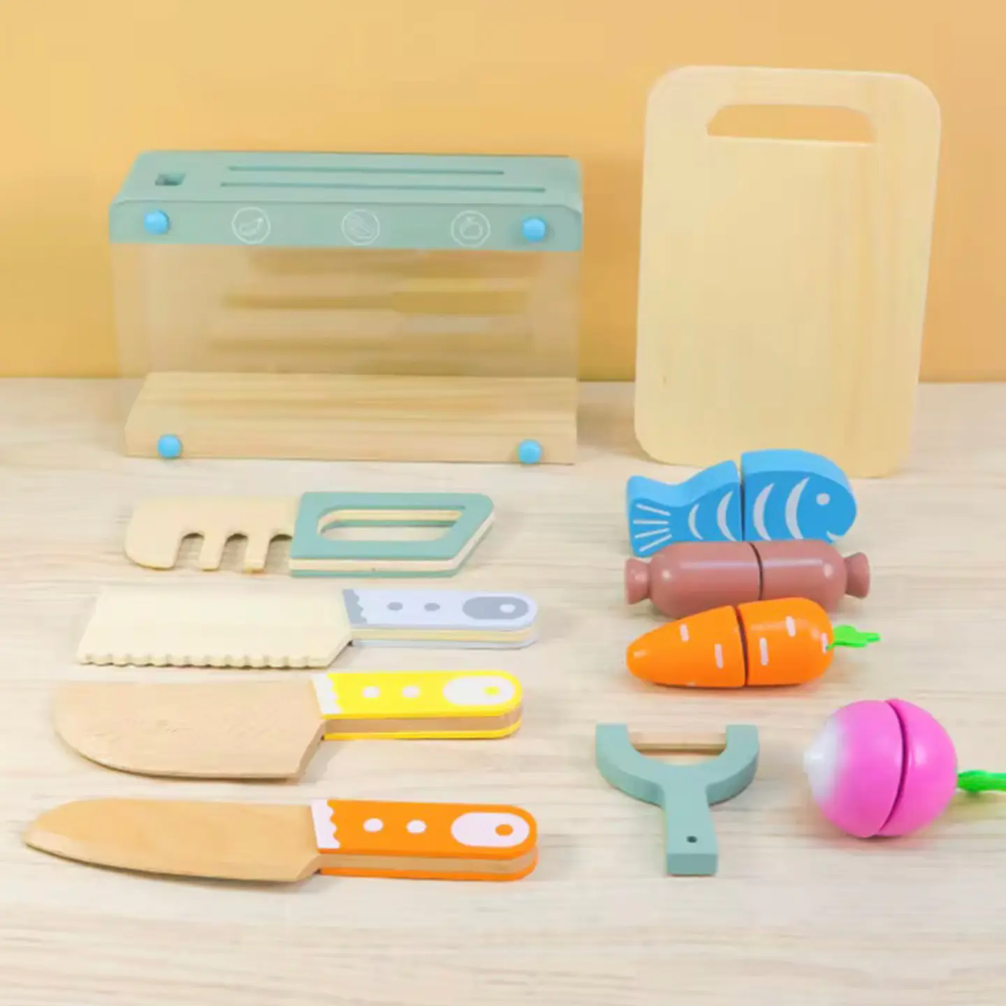 Set de Accesorios de Cocina de Madera 3